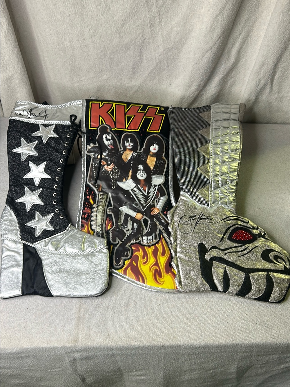 Vintage Kissmas Stockings